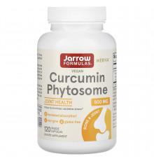 Фітосоми куркуміну, Curcumin Phytosome, Jarrow Formulas, 500 мг, 120 рослинних капсул