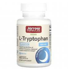 Триптофан (L-Tryptophan), Jarrow Formulas, 500 мг, 60 капсул