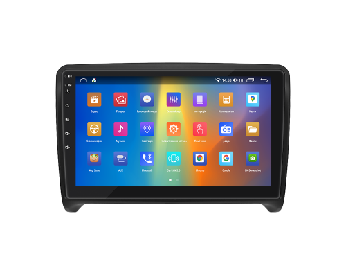 Штатная магнитола Lesko для Audi TTS II (8J) Рестайлинг 2010-2014 экран 9" 4/64Gb CarPlay 4G Wi-Fi GPS Prime