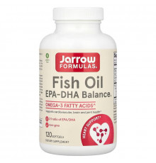 Риб'ячий жир баланс, EPA-DHA Balance, Jarrow Formulas, 1200 мг жирних кислот Омега-3 для підтримки серцево-судинної системи, 120 капсул