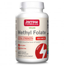 Метилфолат, Methyl Folate, Jarrow Formulas, 400 мкг, 60 капсул