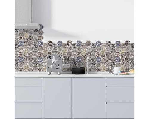 Декоративная ПВХ плитка на самоклейке 275х285х4мм Соты, цена за 1 шт. (СПП-504) SW-00000673