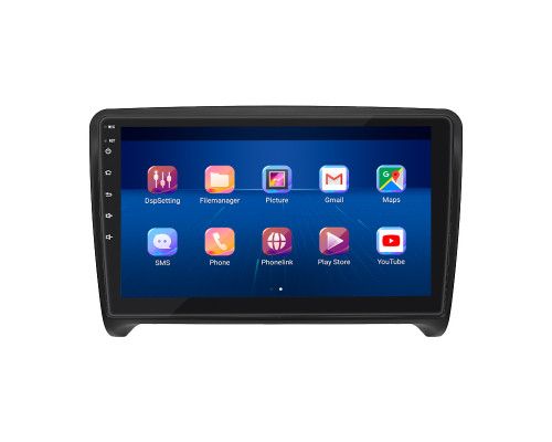 Штатная магнитола Lesko для Audi TTS II (8J) Рестайлинг 2010-2014 экран 9" 6/128Gb 4G Wi-Fi GPS Top