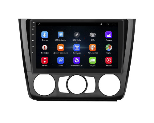 Штатная магнитола Lesko для BMW 1 серии I (E81/E82/E87/E88) 2004-2007 экран 9" 1/16Gb Wi-Fi GPS Base