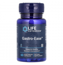 Відновлення мікрофлори шлунка, Gastro-Ease, Life Extension, 60 веганських капсул