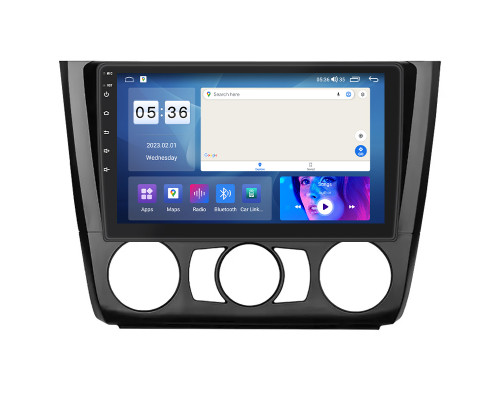 Штатная магнитола Lesko для BMW 1 серии I (E81/E82/E87/E88) 2004-2007 экран 9" 2/32Gb CarPlay 4G Wi-Fi GPS Prime