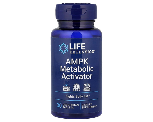 Активатор метаболізму AMPK, Metabolic Activator, Life Extension, 30 вегетаріанських таблеток