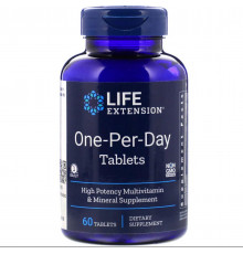 Вітамінний комплекс, One-Per-Day Tablets, Life Extension, 1 в день, 60 таблеток