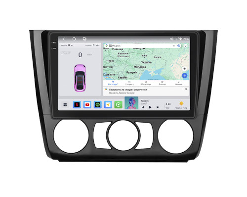 Штатная магнитола Lesko для BMW 1 серии I (E81/E82/E87/E88) 2004-2007 экран 9" 4/64 QLED CarPlay 4G Wi-Fi GPS 360 Prime