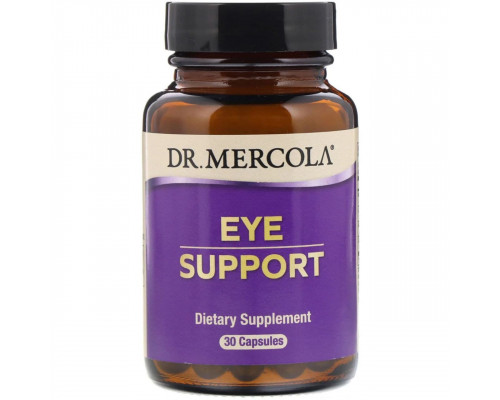 Вітаміни для очей з лютеїном, Eye Support, Dr. Mercola, 30 капсул