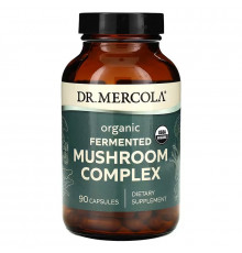 Гриби, комплекс, Mushroom Complex, Dr. Mercola, ферментований, 90 капсул