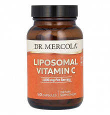 Ліпосомальний вітамін С, Liposomal Vitamin C, Dr. Mercola, 60 капсул (500 мг у капсулі)