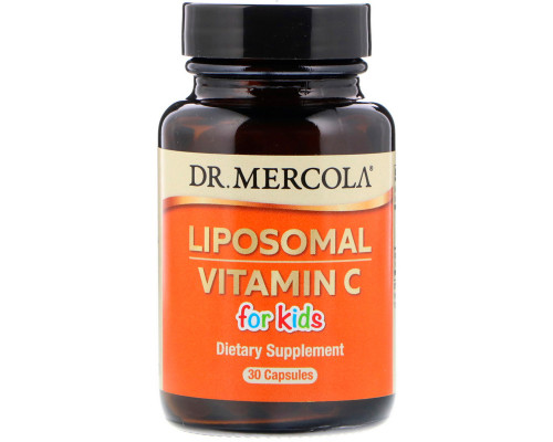 Вітамін С ліпосомальний для дітей, Liposomal Vitamin C, Dr. Mercola, 30 капсул