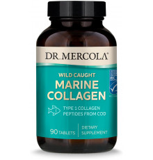 Морський колаген, Marine Collagen, Dr. Mercola, 90 таблеток