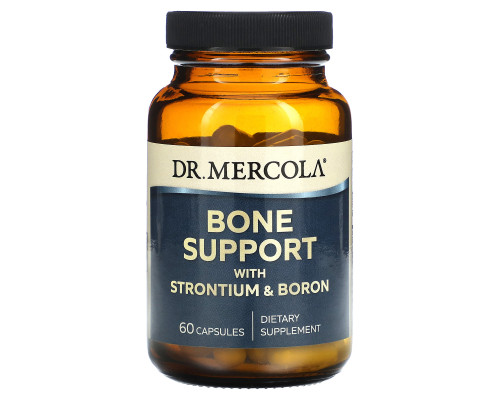 Підтримка кісток, стронцій та бор, Bone Support with Strontium and Boron, Dr. Mercola, 60 капсул