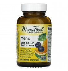 Вітаміни для чоловіків, Men's One Daily, Mega Food, без заліза, 1 в день, 30 таблеток