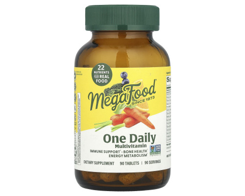 Мультивітаміни, One Daily, MegaFood, 1 в день, 90 таблеток