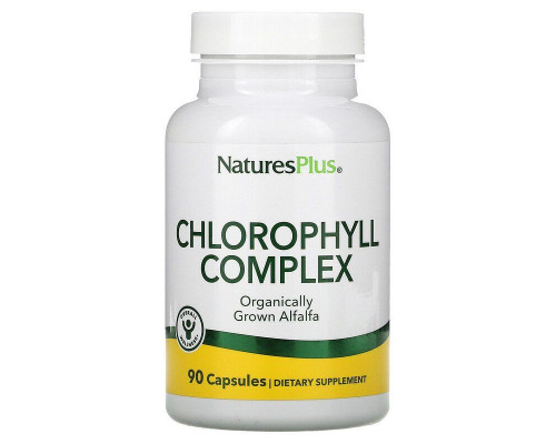 Хлорофіл, Chlorophyll, Nature's Plus, комплекс, 90 капсул.