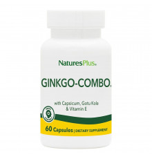 Гінкго Білоба комбо, Ginkgo-Combo, Nature's Plus, 60 капсул