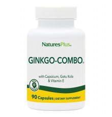Гінкго білоба комбо, Ginkgo-Combo, Nature's Plus, 90 капсул