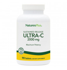 Вітамін С, Ultra-C, Nature's Plus, 2000мг, 90 таблеток