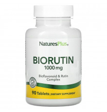 Рутин, Biorutin, Nature's Plus, 1000 мг, 90 таблеток