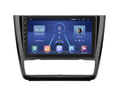 Штатная магнитола Lesko для BMW 1 серии I (E81/E82/E87/E88) Рестайлинг 2007-2011 экран 9" 6/128Gb 4G Wi-Fi GPS Top