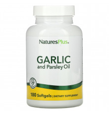Часник і петрушка (масло), Garlic and Parsley Oil, Nature's Plus, 180 гелевих капсул
