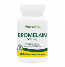 Бромелайн, Bromelain, Nature's Plus, 500 мг, 60 таблеток