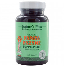 Ферменти папайї, Papaya Enzyme, Nature's Plus, 360 жувальних таблеток