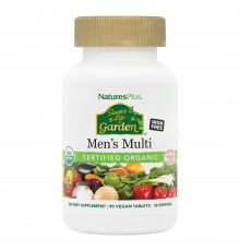 Мультивітаміни для чоловіків, Men's Multi, Nature's Plus, Source of Life Garden, 90 таблеток