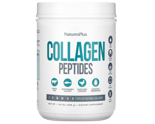 Колагенові пептиди, Collagen Peptides, Nature's Plus, 588 г