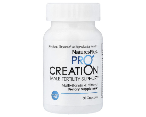 Репродуктивне здоров'я чоловіків, Procreation, Nature's Plus, 60 капсул