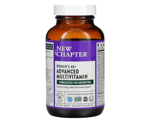 Мультивітаміни для жінок II 40+, Woman II Multivitamin, New Chapter, 96 таблеток