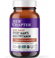 Мультивітаміни для чоловіків, One Daily Every Man's, New Chapter, 72 вегетаріанські таблетки