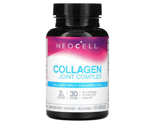 Колаген тип 2 і гіалуронова кислота, Collagen, Neocell, 120 капсул