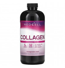 Колаген 1 та 3 типу, Collagen Type 1 & 3 Liquid, NeoCell, рідкий, концентрат гранату, 473 мл