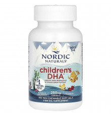 Риб'ячий жир для дітей, Children's DHA, Nordic Naturals, вік 3-6 років, полуниця, 360 міні-жувальних м'яких гелів