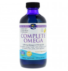 Омега 3 6 9 (лимон), Complete Omega, Nordic Naturals, лимон, 237 мл.
