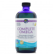 Омега 3 6 9 (лимон), Complete Omega, Nordic Naturals, 473 мл.