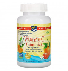 Вітамін С жувальний, Vitamin C Gummies, Nordic Naturals, смак мандарина, 120 шт.