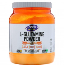 Глютамін, L-Glutamine, Now Foods, Sports, порошок, 1 кг