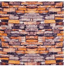 Декоративная 3D панель самоклейка 700x770x3мм Песчаник Екатеринославский кирпич (045-3) SW-00000692