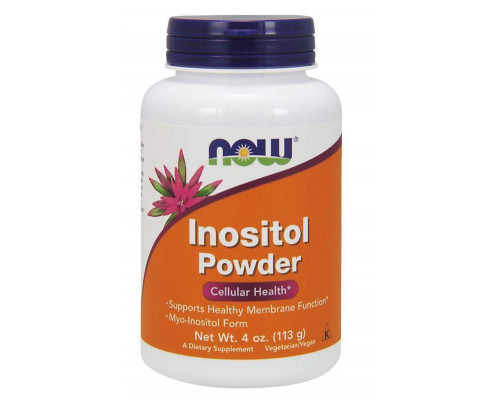 Інозітол, Inositol, Now Foods, порошок, 113 г.