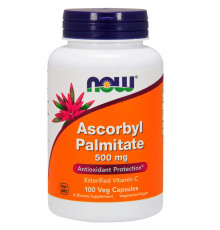 Аскорбіл пальмітат, Ascorbyl Palmitate, Now Foods, 500 мг, 100 вегетаріанських капсул