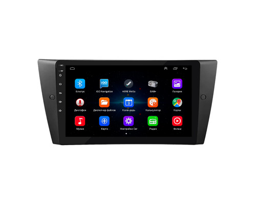 Штатная магнитола Lesko для BMW 3 серии V (E90/E91/E92/E93) 2005-2010 экран 9" 1/16Gb Wi-Fi GPS Base