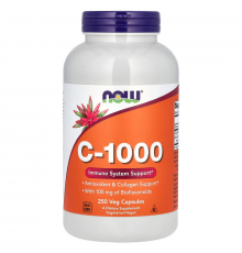 Вітамін С-1000 з біофлавоноїдами, C-1000, Now Foods, 250 вегетаріанських капсул