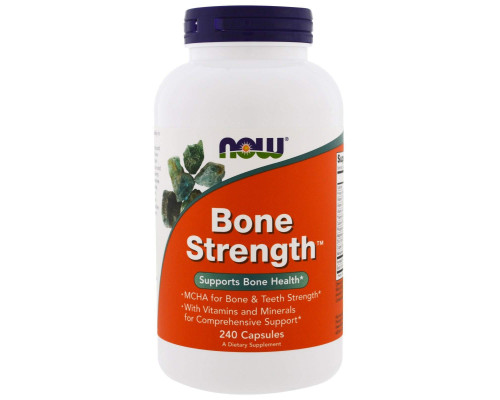 Міцні кістки, Bone Strength, Now Foods, 240 капсул