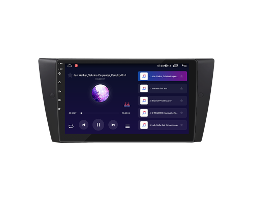 Штатная магнитола Lesko для BMW 3 серии V (E90/E91/E92/E93) 2005-2010 экран 9" 4/64Gb CarPlay 4G Wi-Fi GPS Prime