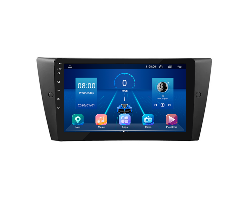 Штатная магнитола Lesko для BMW 3 серии V (E90/E91/E92/E93) 2005-2010 экран 9" 2/32Gb 4G Wi-Fi GPS Top